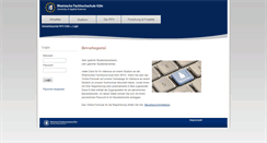 Desktop Screenshot of infoservice.rfh-koeln.de